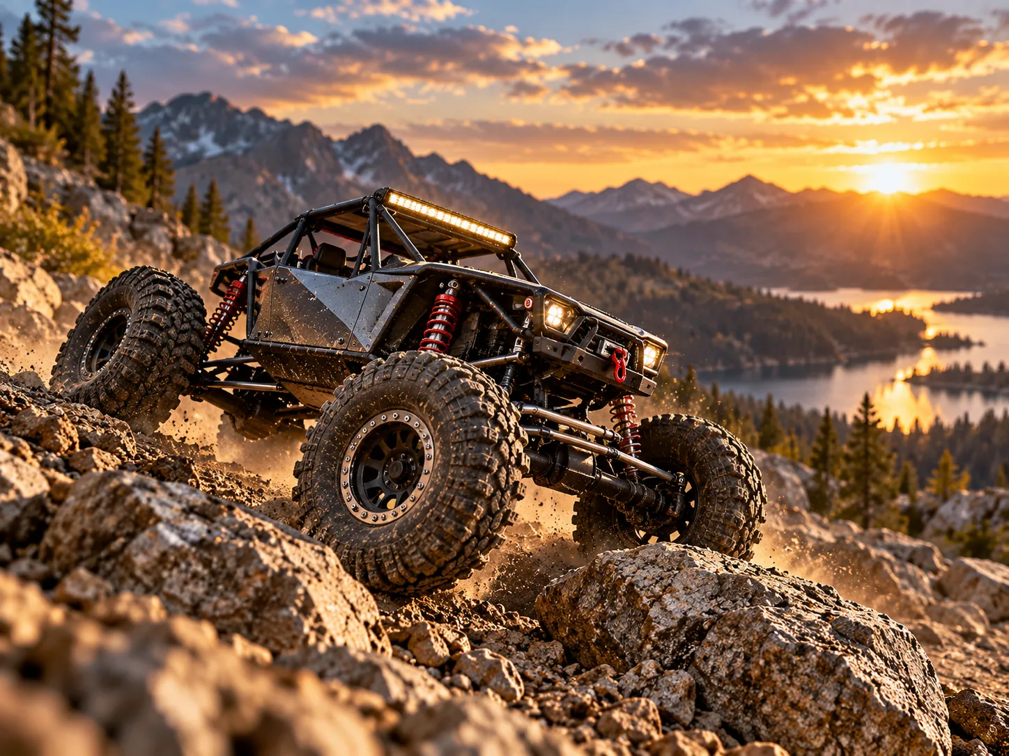Illustrative RC vehicle scene