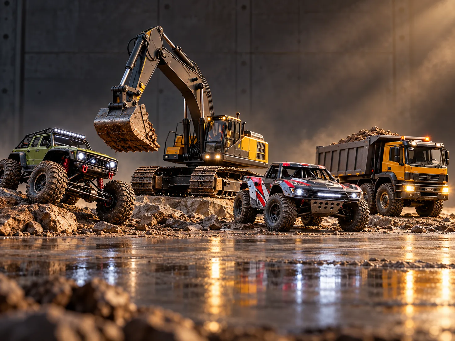 Illustrative RC vehicle scene